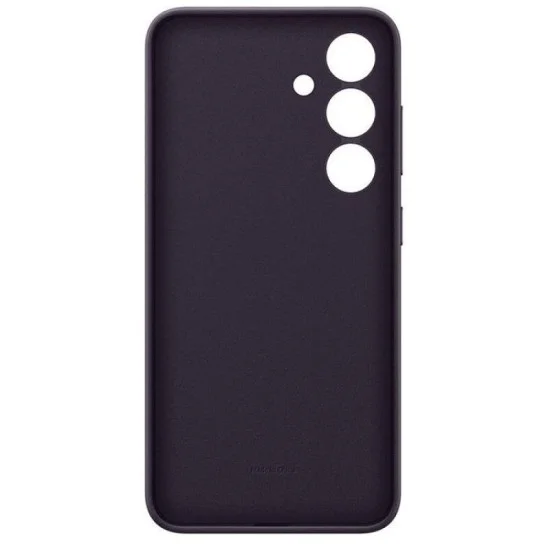 Cover Samsung S24 Vegan Leather Case &ndash; Dark Violet